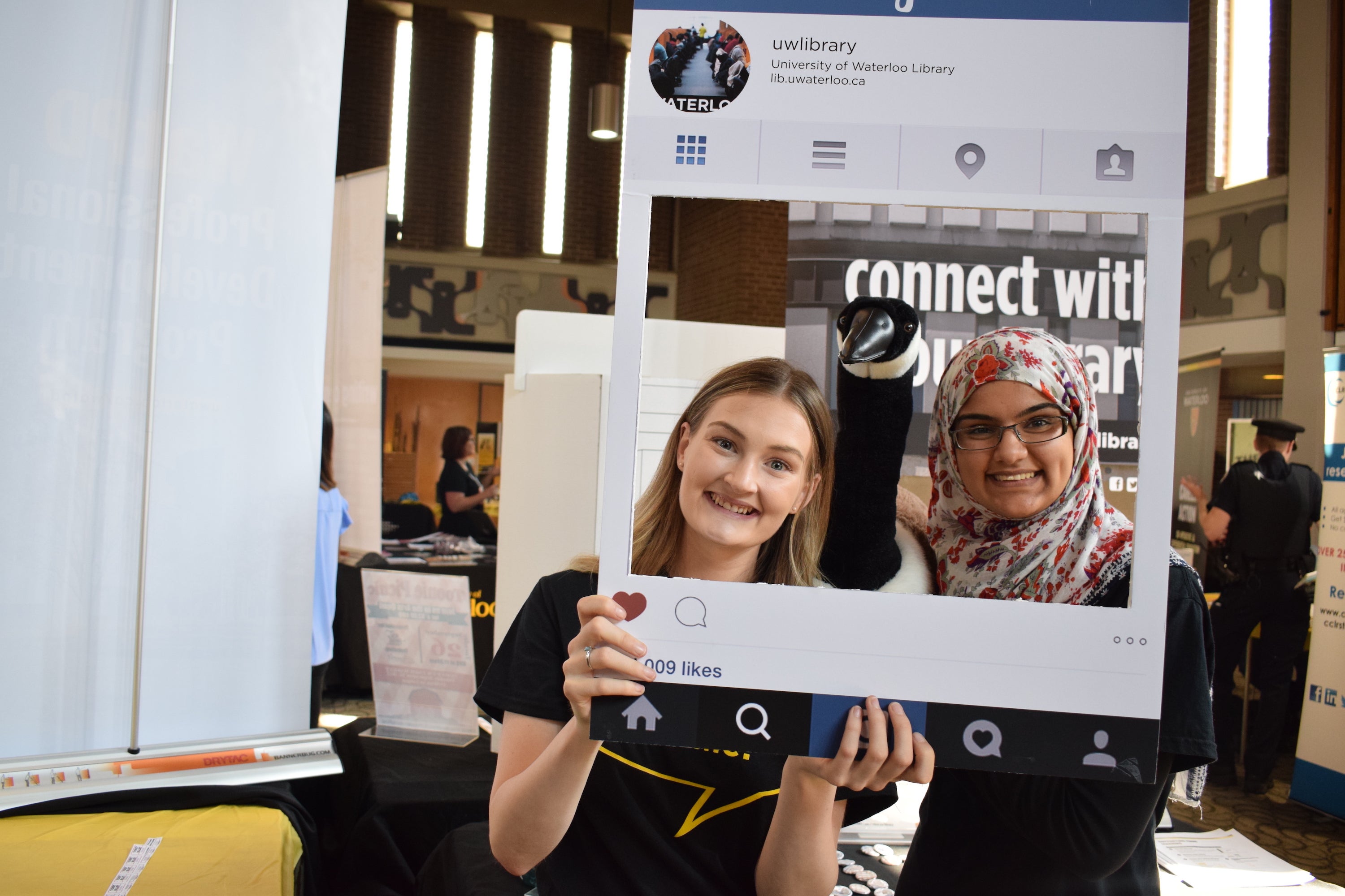 at student services fair