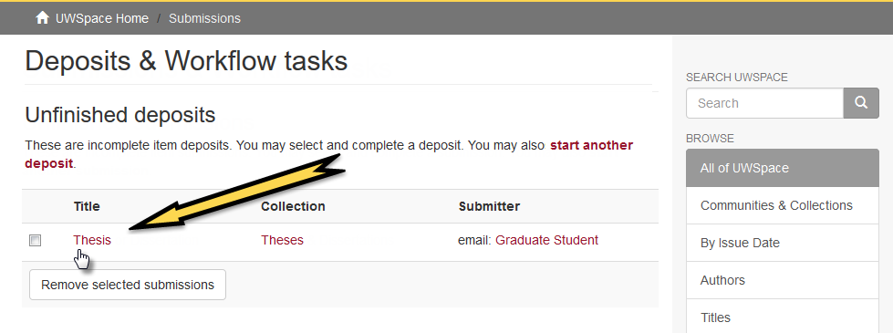 Screenshot of the web form showing the steps described in the accompanying text