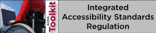  Integrated Accessibility Standards Regulation