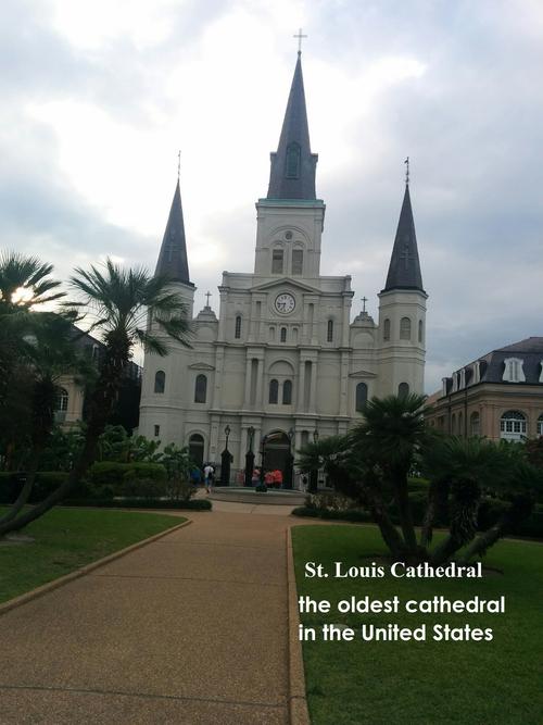 St Louis cathedral, the oldest cathedral in the United States, in New Orleans, LA.