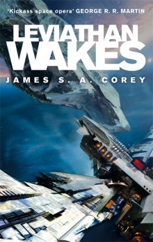 Book cover of Leviathan Wakes by James S.A. Corey.
