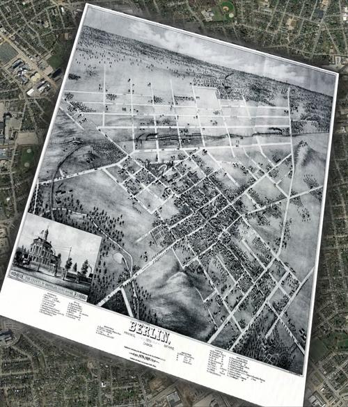 1875 scanned map of Berlin