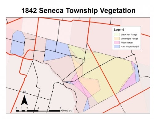 1842 Seneca township vegetation