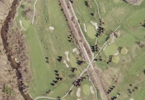 image shows 2005 imagery of Caledon country club