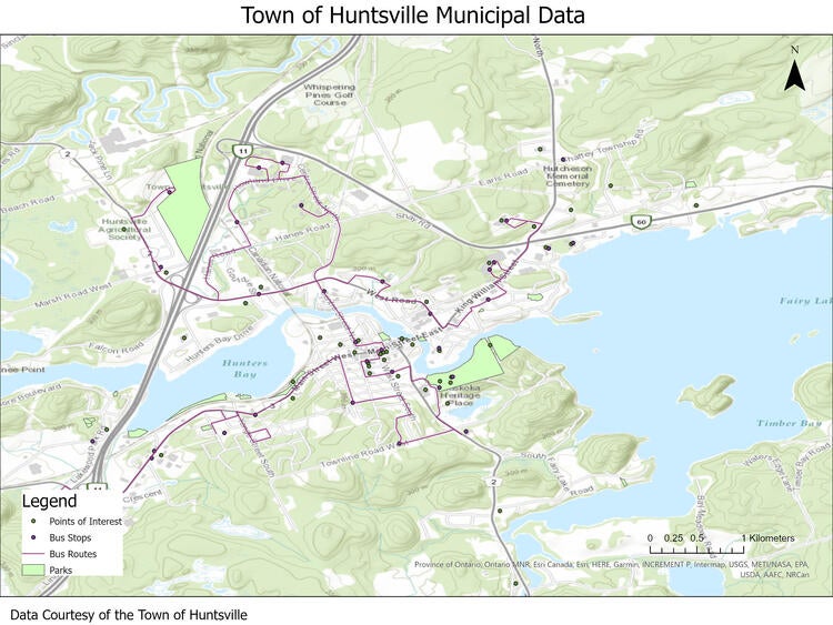 Town of Huntsville Municipal Data