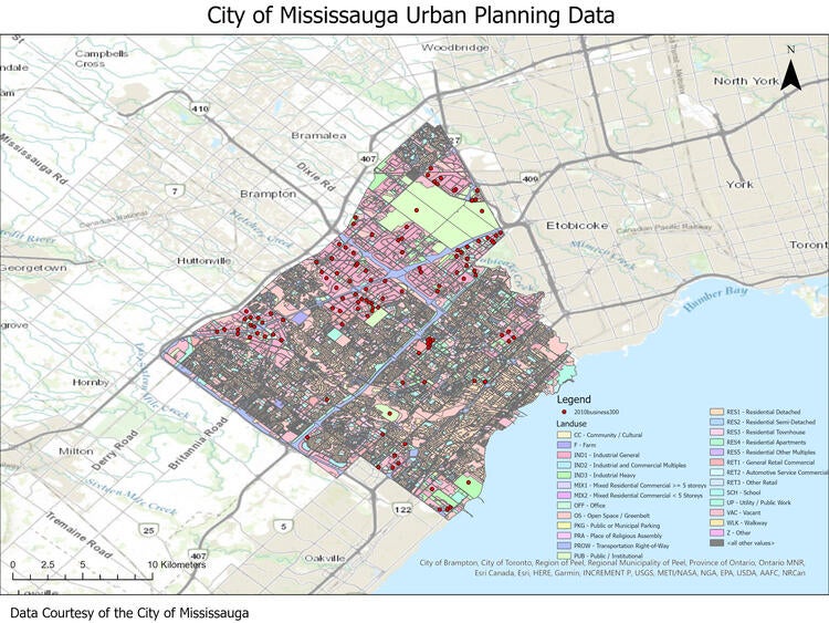 Mississauga Urban Planning Data
