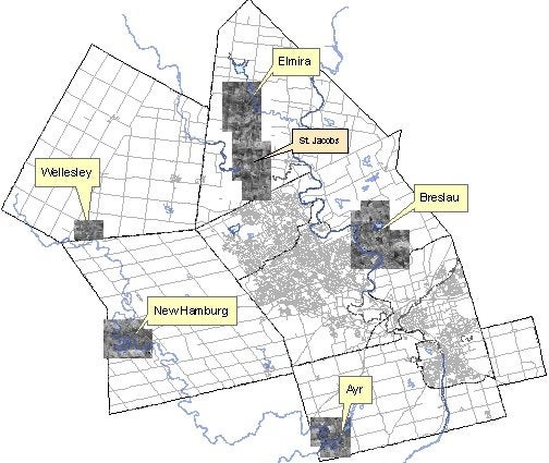 City Of Waterloo Interactive Map Regional Municipality Of Waterloo Communities Orthoimagery (2003) |  Geospatial Centre | University Of Waterloo