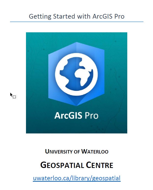  Getting started with ArcGIS Pro (2020) tutorial