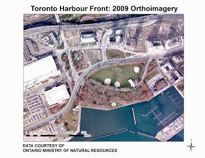 2009 imagery of harbour front, Toronto