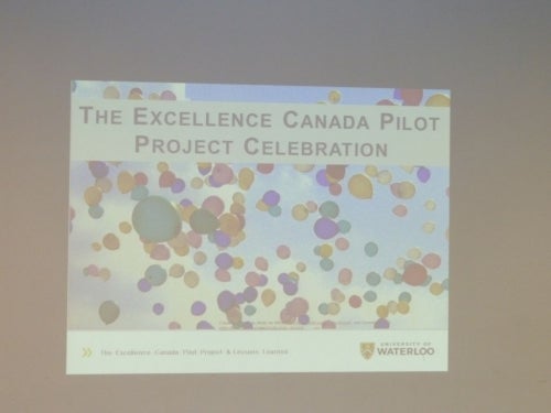 excellence canada powerpoint screen