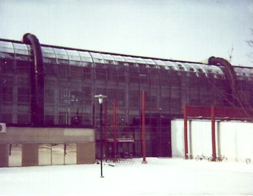 Davis Centre in the winter