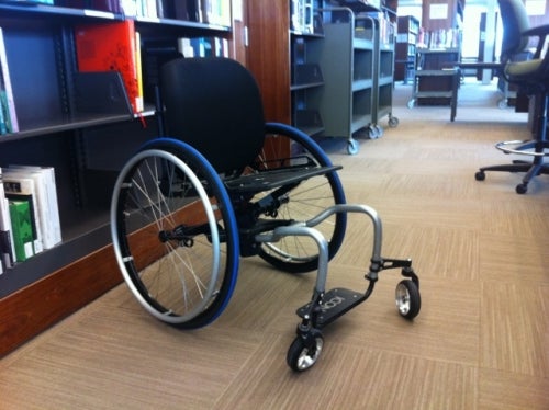 Picture of a wheelchair.