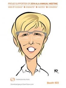 Caricature of Kathy