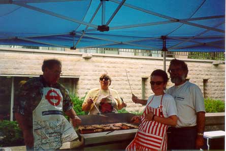 Staff BBQ in 2000