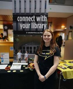 library ambassador at the Student Life Centre