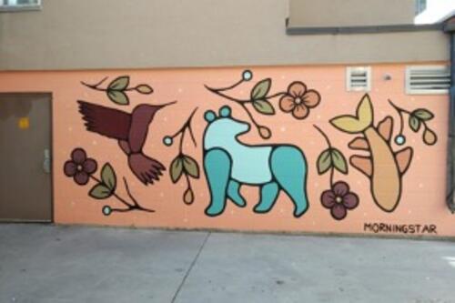 painted mural by Alanah Jewell