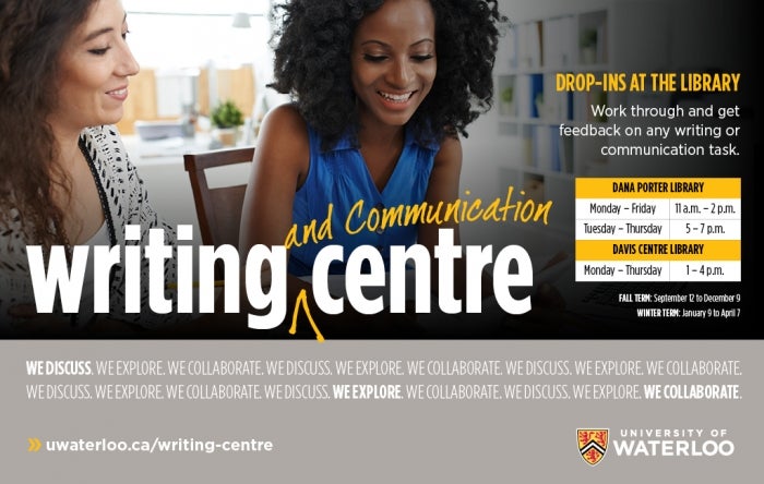Writing Centre banner image