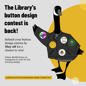 The Library's button design contest is back!