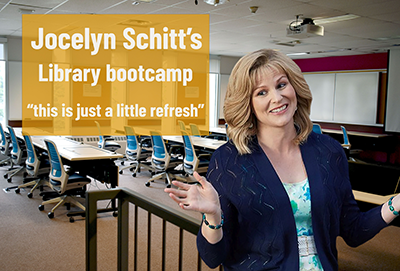 Jocelyn Schitt's library bootcamp