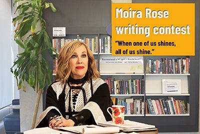 Moira Rose's writing contest