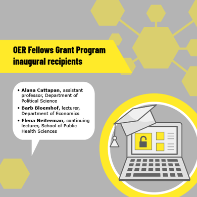 OER Fellows Grant inaugural recipients selected 