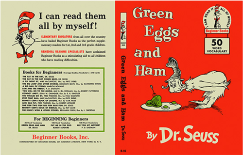 Green eggs and ham book cover