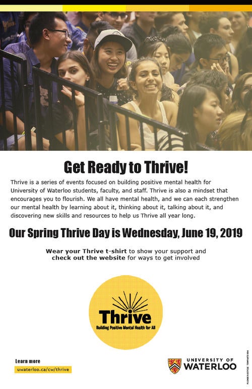 Thrive poster spring 2019