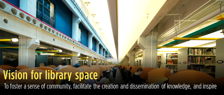 Vision for library space banner