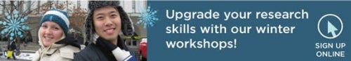 Upgrade your research skills with our winter workshops