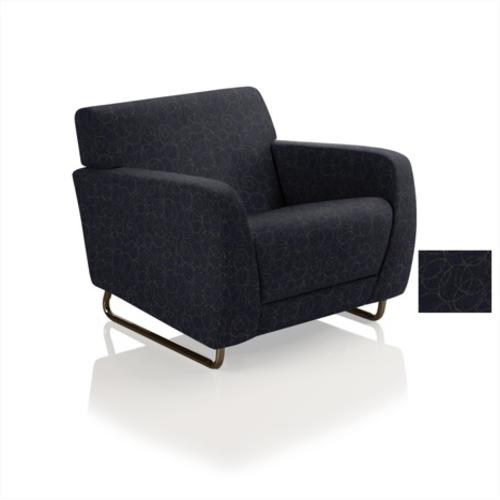 dark grey modern chair