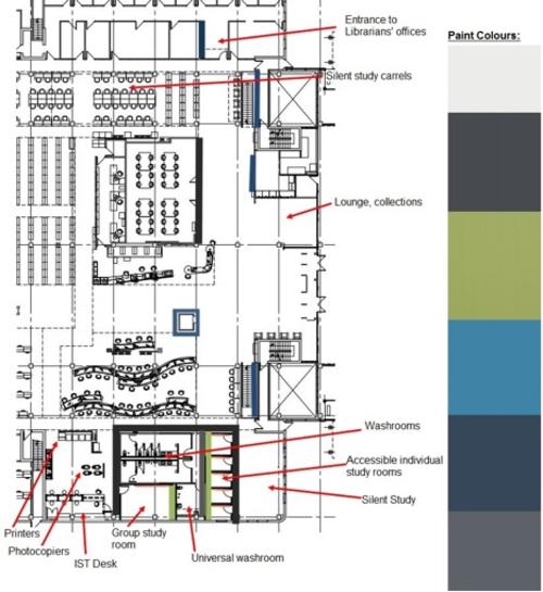 Davis Library floor plan