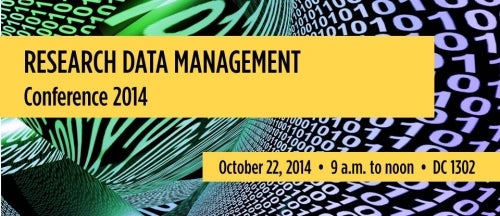 Research Data Management Conference 2014