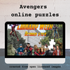 Avengers online puzzles created from Creative Commons images