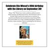 Elie Weisel birthday poster