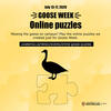 Goose Week online puzzles