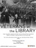 Veterans at the Library poster