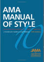 AMA Manual of Style book cover
