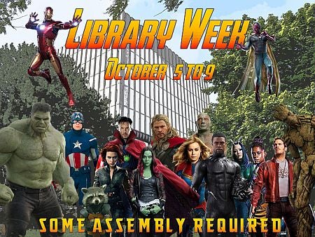 Avengers assemble for Library Week! | Library | University of Waterloo