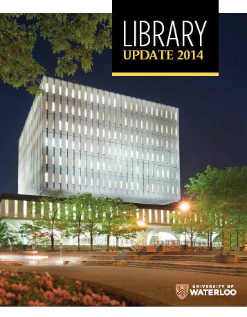 Cover of the 2014 Library Update