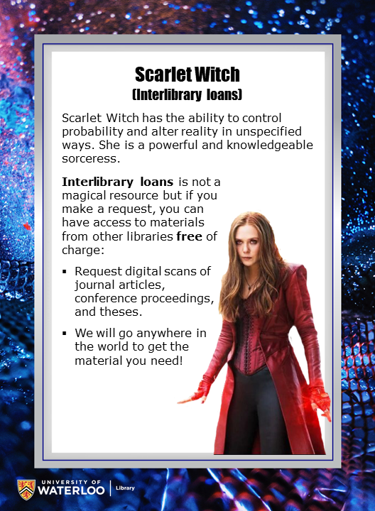 Scarlet Witch (Interlibrary loans)