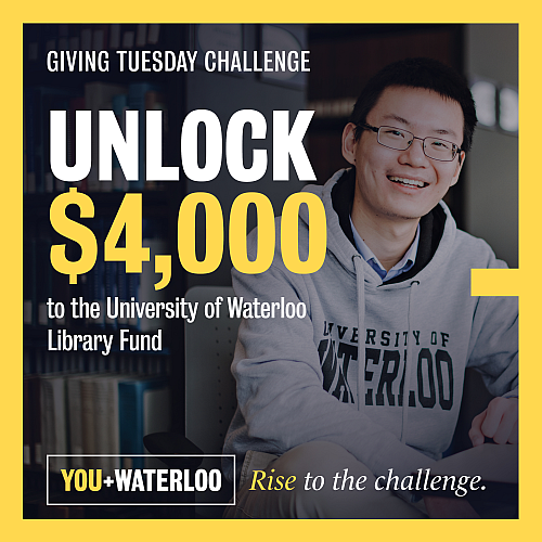 unlock $4,000 to the University of Waterloo Library Fund