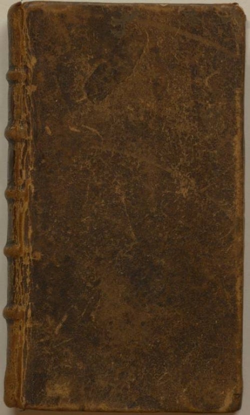 Front cover of book (plain brown leather)
