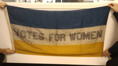 Votes for Women banner