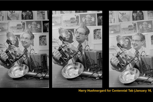 Harry Huehnergard for Centennial Tab (January 16, 1978).