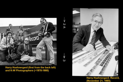 Harry Huehnergard (first from the back left) and K-W Photographers (~1978-1980)