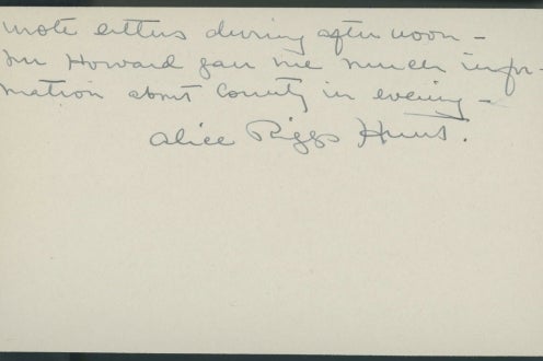 Alice Riggs Hunt page 49 verso