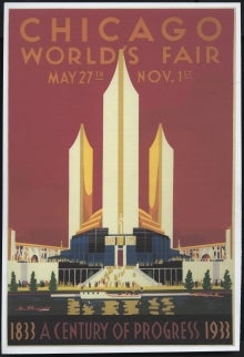 Chicago World's Fair poster.