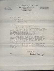 letter from solicitor to W.J. Motz.