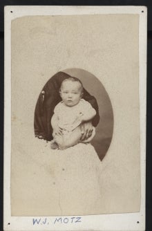 William John Motz baby picture