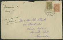 Envelope of letter